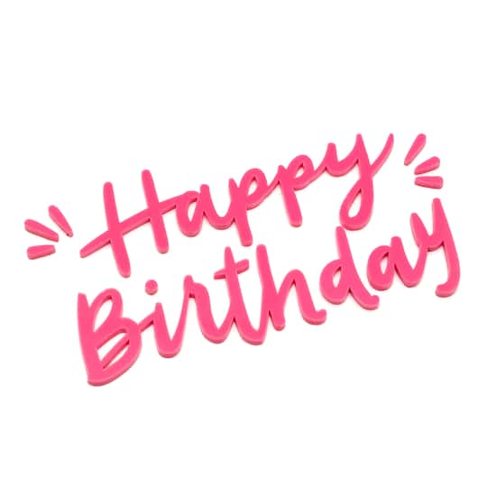 Pink Happy Birthday Stickers by Recollections™ Michaels